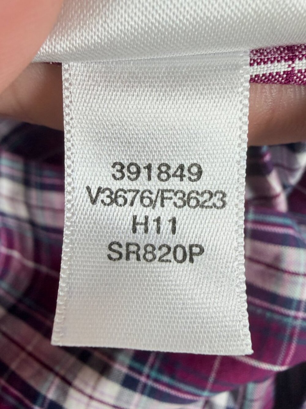 Lands' End No Iron Pinpoint Oxford Women's button up Size: 20W - Picture 12 of 12